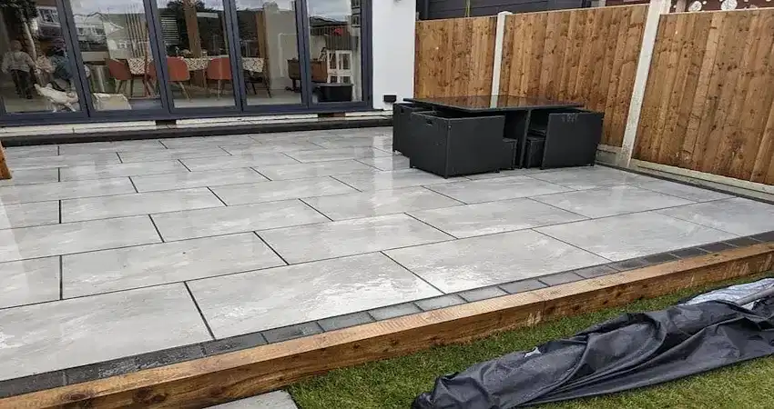 patio laying